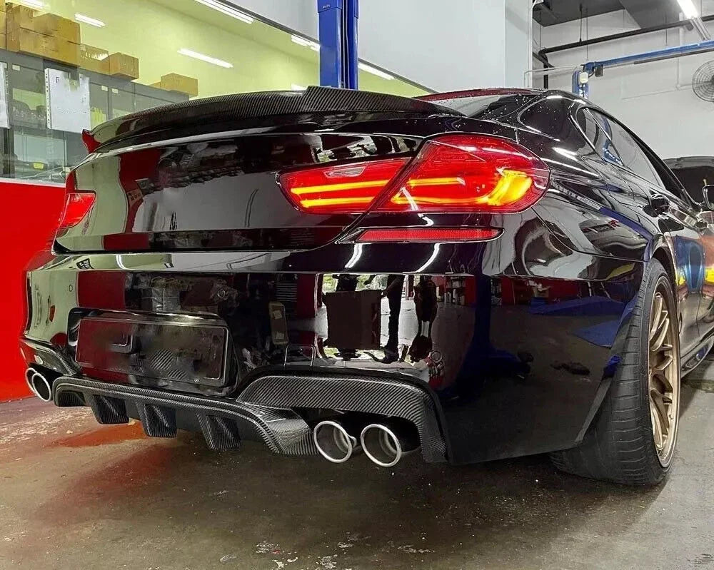 MP Style Carbon Fiber Rear Diffuser - BMW F06 / F12 / F13 M6 & 6 Series.