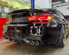 MP Style Carbon Fiber Rear Diffuser - BMW F06 / F12 / F13 M6 & 6 Series.