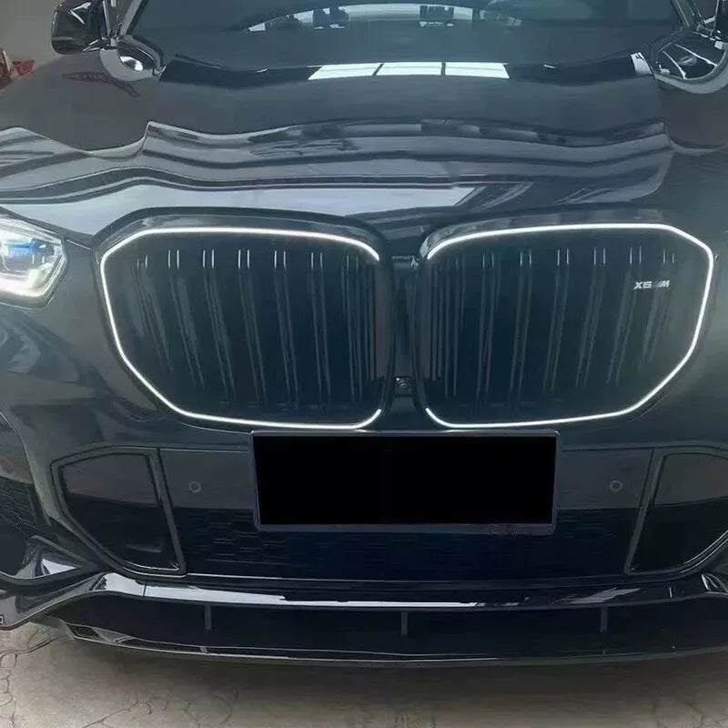 Gloss Black Front Grille W/ LED - BMW X5 X5M G05 2019-23 2022.