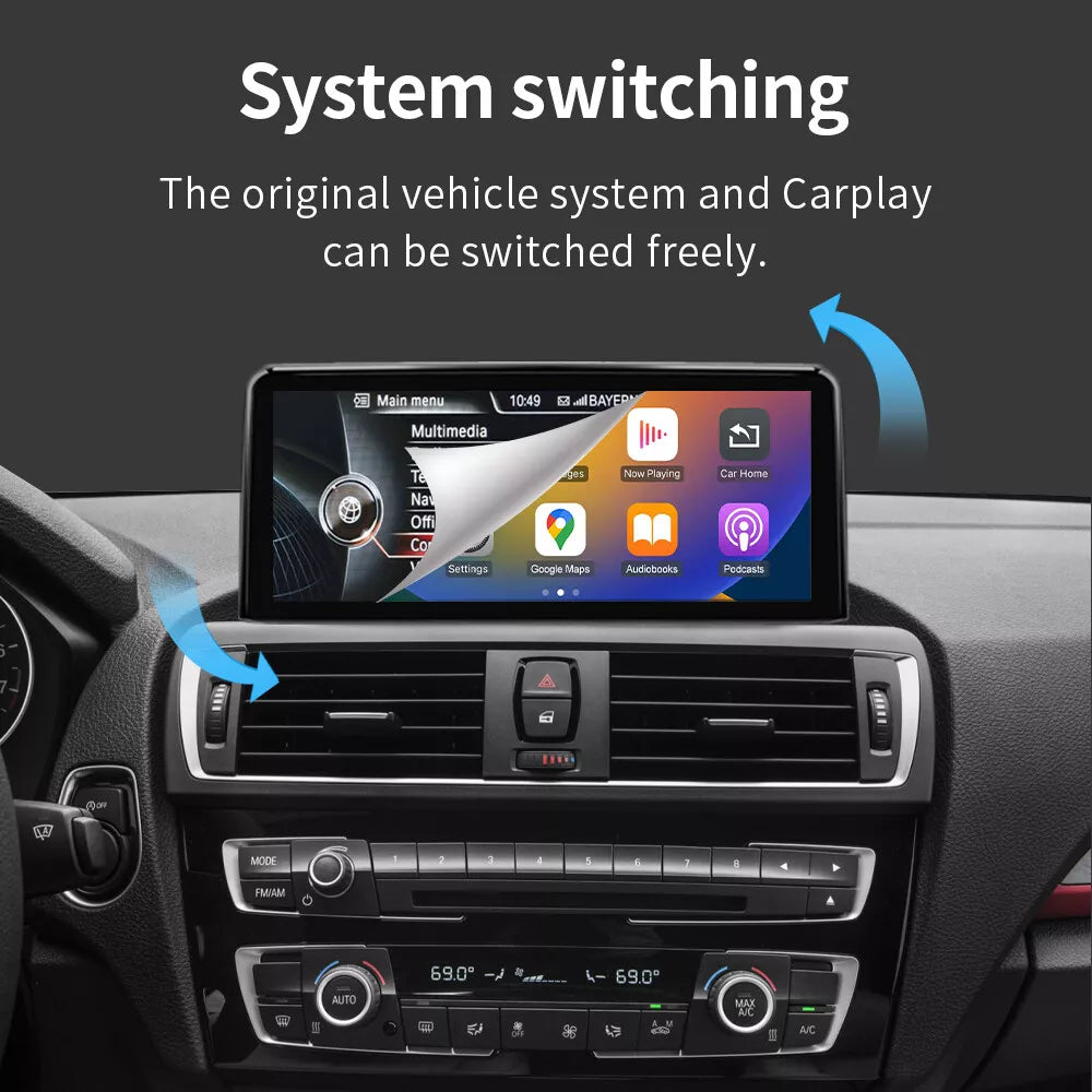 Apple Carplay & Android Auto Display Screen Upgrade - BMW F22/F23 2 Series.