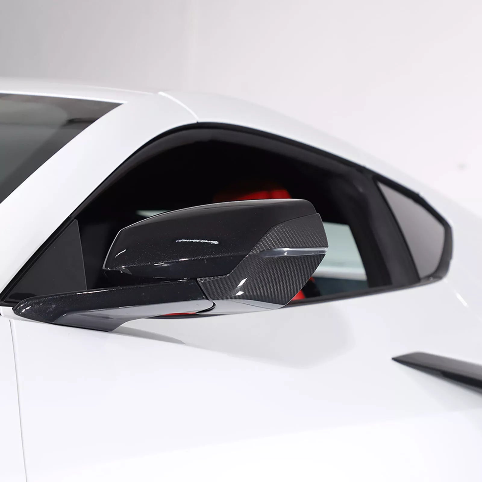 Carbon Fiber Side Lower Mirror Cover -  Chevrolet Corvette C8 Stingray Z51 Z06.