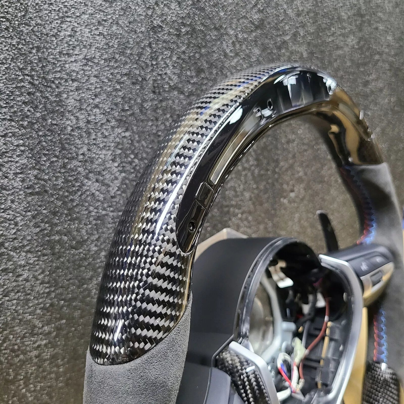 Carbon Fiber Alcantara Steering Wheel - BMW F Chassis ( Most ).