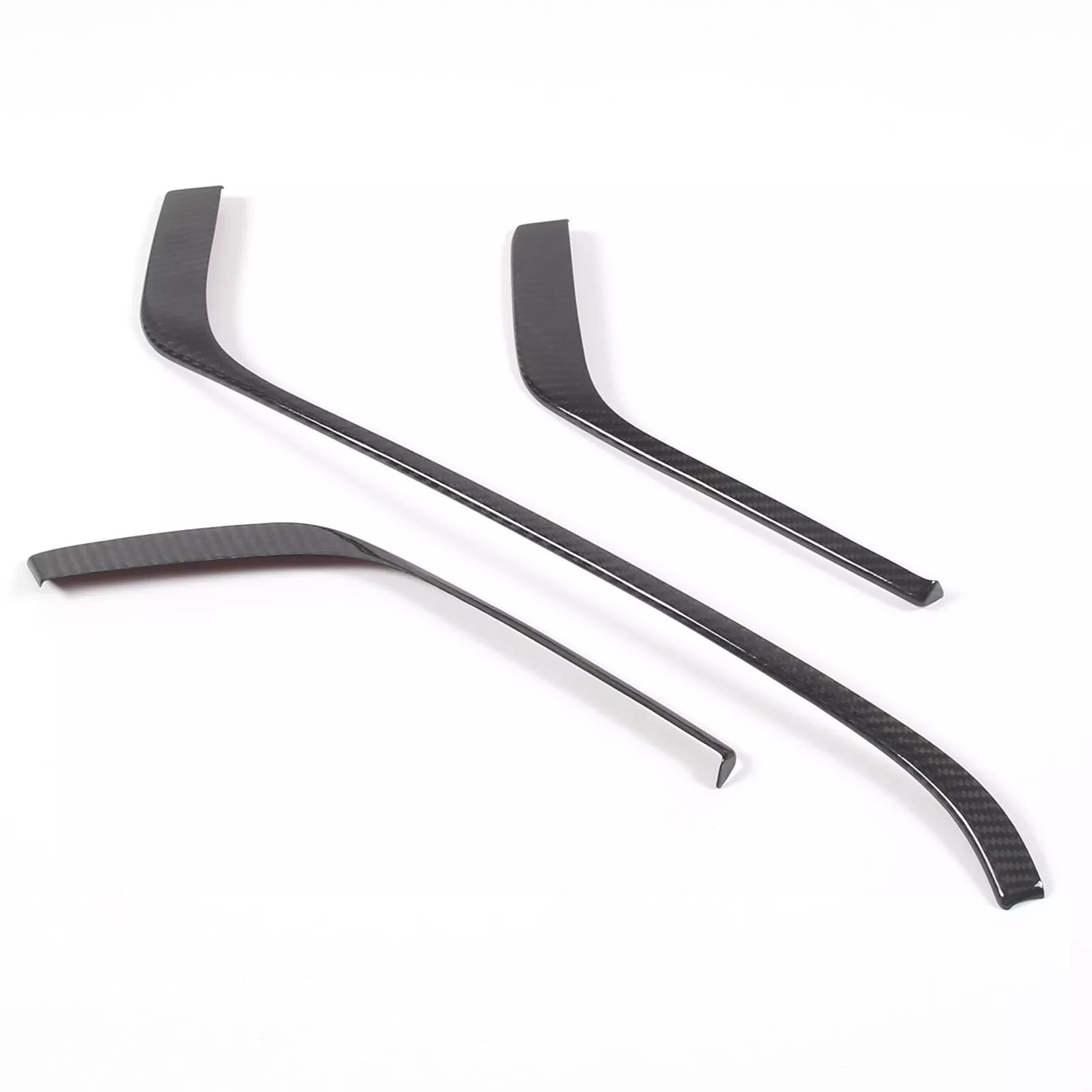 Carbon Fiber Dashboard L-shaped Trim Strip Cover - Corvette C8 20-24.