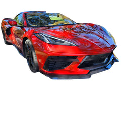 Carbon Fiber Front Lip V2 - Corvette C8 2020-23.