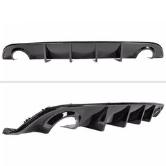 Gloss Black V3 Style Rear Diffuser - 2015-2023 Dodge Charger SRT.