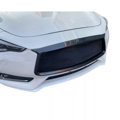 Carbon Fiber Front Bumper Upper Grille Grill - Infiniti Q60 CV37 2017-22.