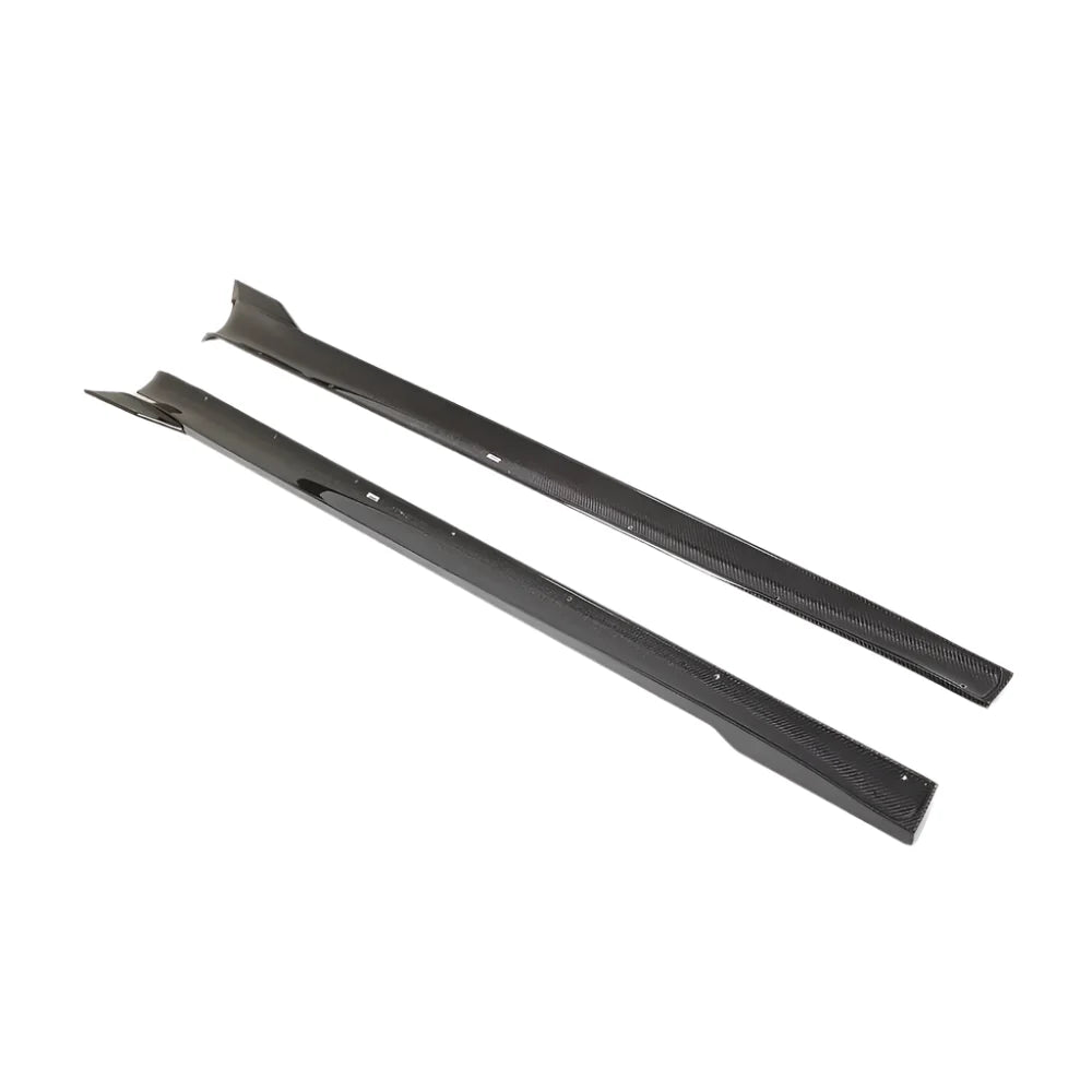 Carbon Fiber Side Skirt Extension - Tesla Model S Plaid 2021-2024.