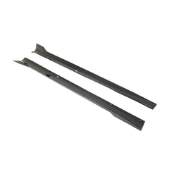 Carbon Fiber Side Skirt Extension - Tesla Model S Plaid 2021-2024.