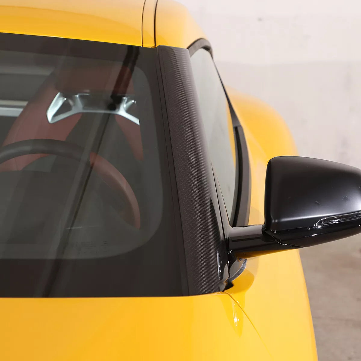 Carbon Fiber Door A pillars Cover - Toyota Supra A90 MK5.