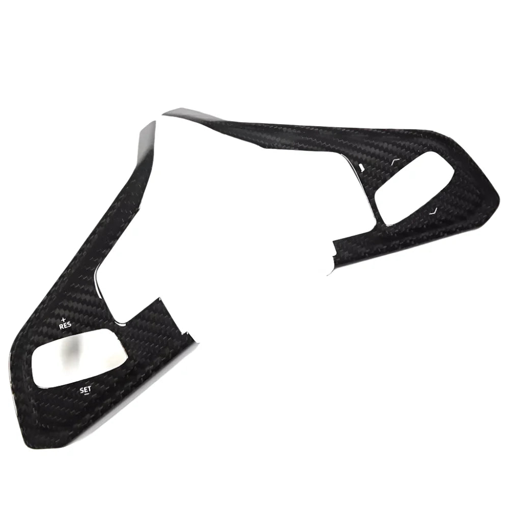 Carbon Fiber Interior Steering Wheel Trim - Corvette C8 2LT 3LT 2020-2023.