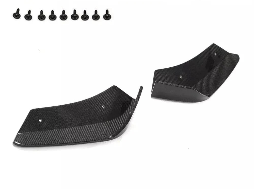 Carbon Rear Corner Splitter - Chevrolet Corvette C8 Stingray 2020+.