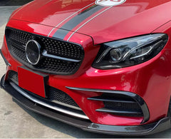 Carbon Fiber FD Style Front Lip- Mercedes Benz E-Class  E350 E400 E450 E43AMG W213 2016-2019.