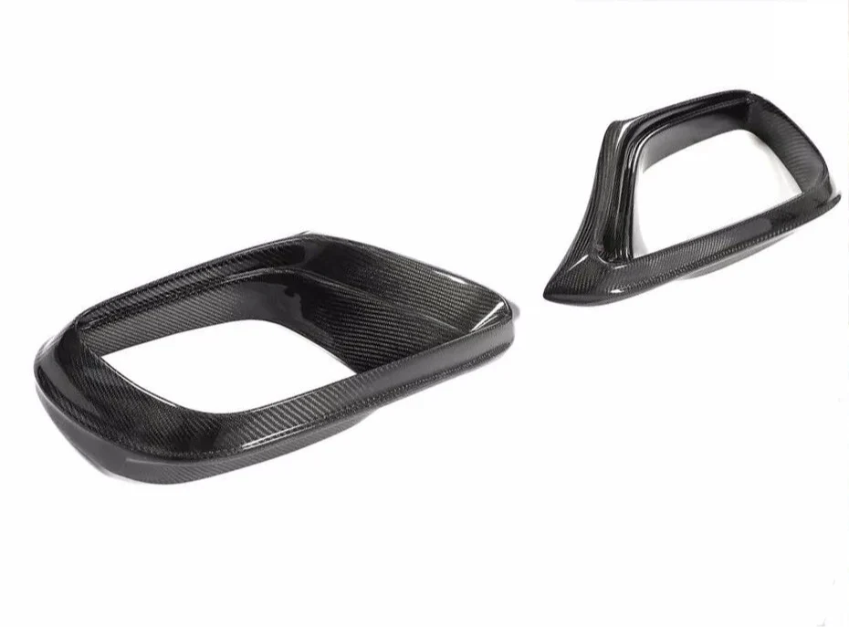 Carbon Front Splitter  Lip & Air Vent Cover -  Mercedes Benz W213 S213 E63 S 2016-2020.