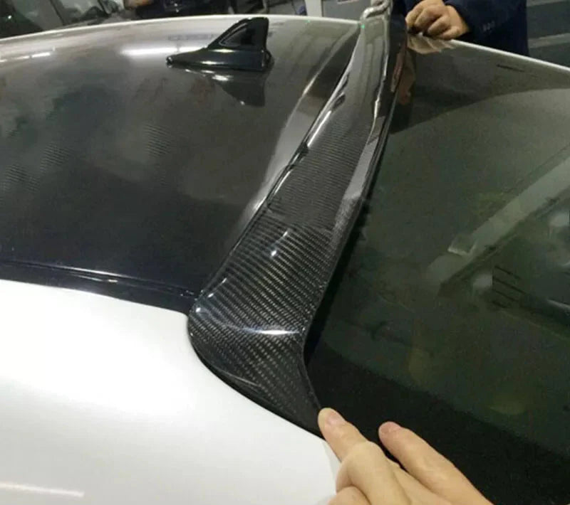 CARBON FIBER REAR WINDOW JDM ROOF SPOILER - 14-20 LEXUS IS300 IS350 IS200.