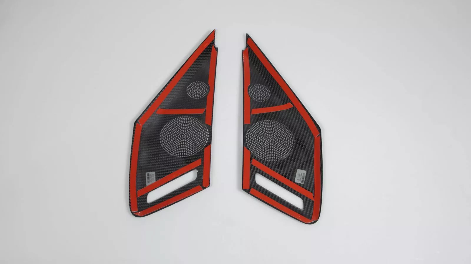 Carbon Fiber Door Sound Speaker Cover Trim - Corvette C8 2020-2025.