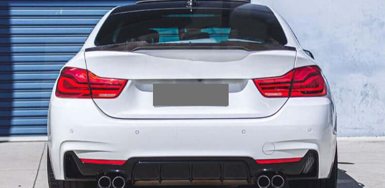 ABS Gloss Black MP Style Rear Diffuser - BMW F32/F33/F36 4 Series.