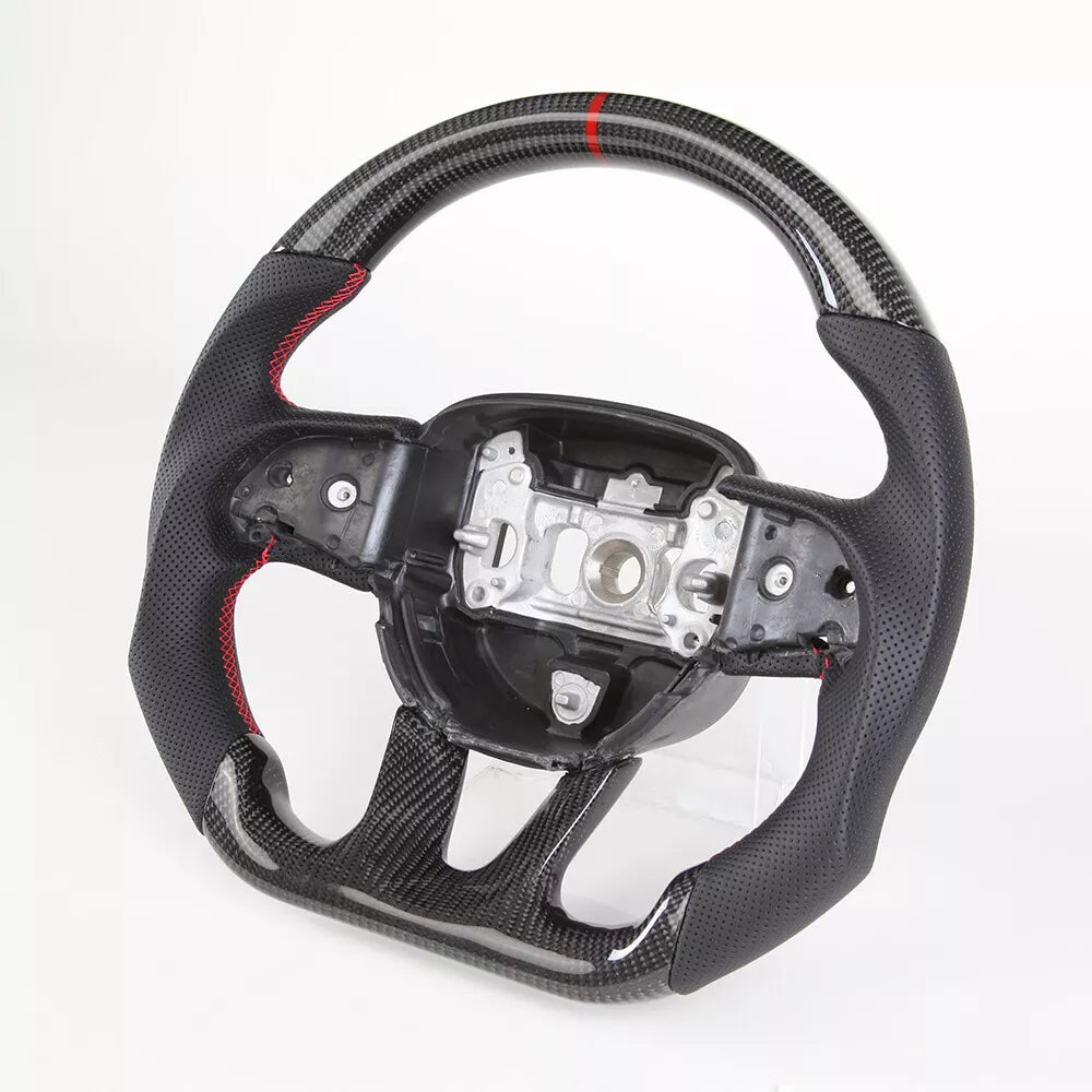 Dodge Charger Carbon Fiber Steering Wheel w/ Heated - Dodge Challenger Durango Hellcat.