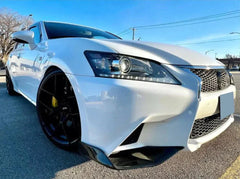 Carbon Fiber Front Splitters - Lexus GS350 F-Sport.