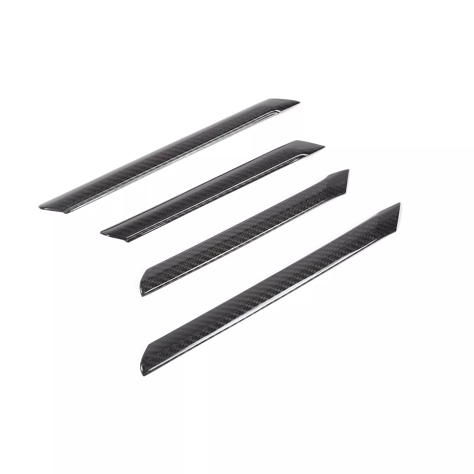 Carbon Fiber Interior Door Panel Trim Cover Set - BMW 5 Series G60.