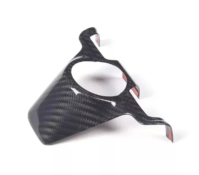 Carbon Fiber Interior Headlight Switch Cover Trim For Porsche 911 992 2019-2023.