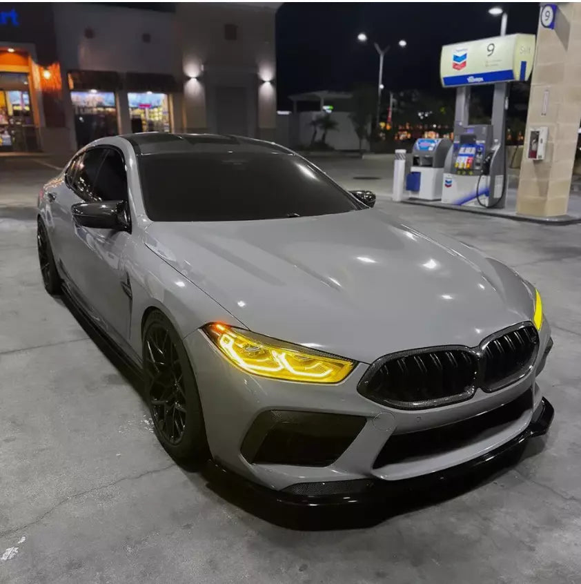 CSL Yellow Headlight Module Upgrade - BMW F91 F92 F93 M8 8 Series.