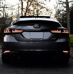 Full Smoked LED Tail Lights - 2018-2024 Toyota Camry Tail Light Kit.