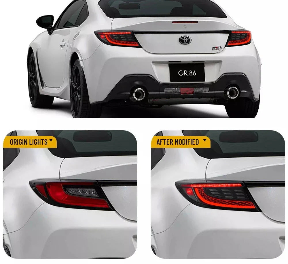 Full LED Rear Tail lights - Toyota GR86 Subaru BRZ 2022-2024.
