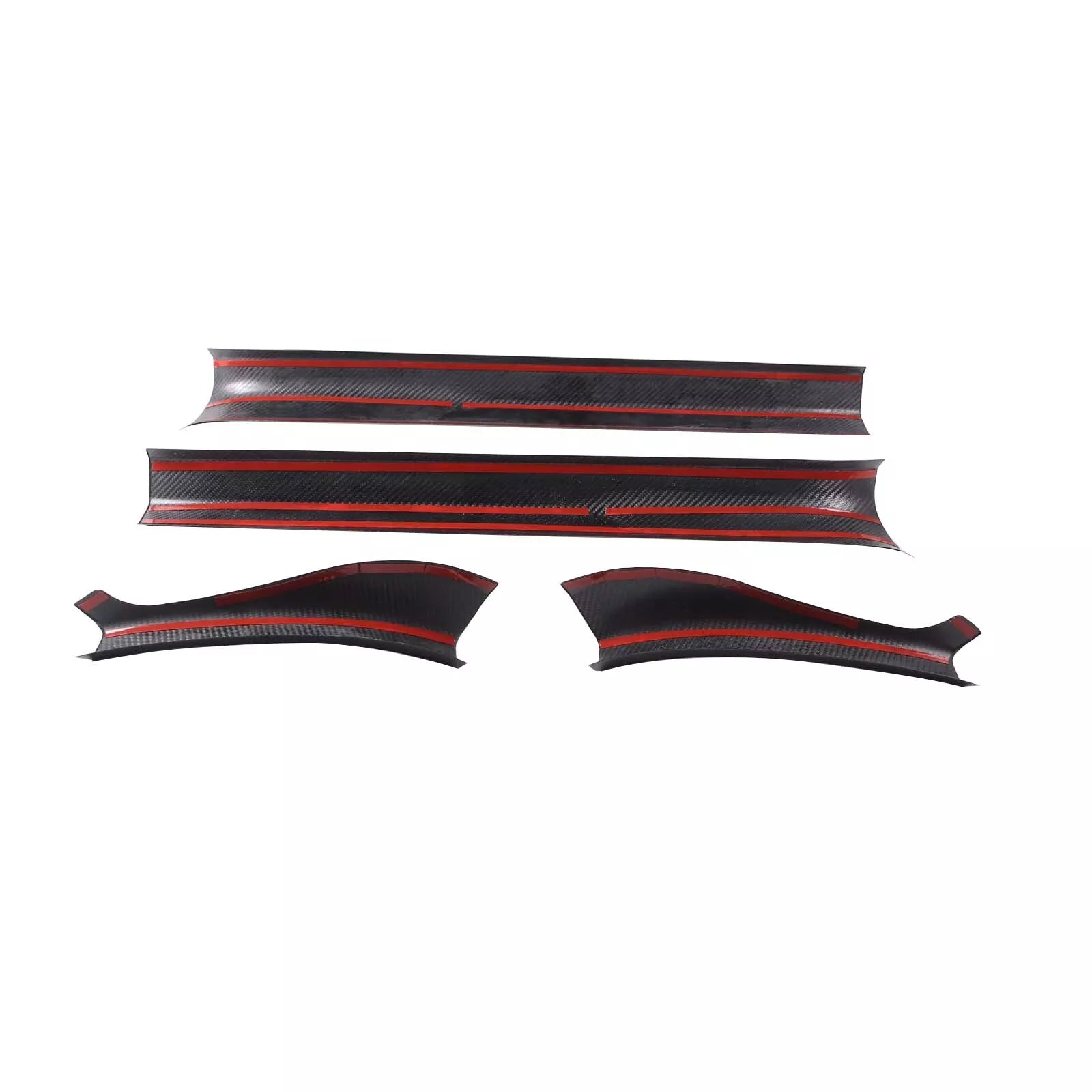 Carbon Fiber Interior Door Sill Trim Cover - Corvette C8 Z51 Z06 2020-25.