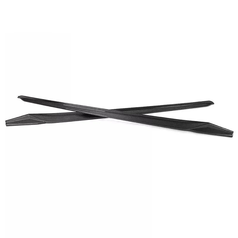 Carbon Fiber Side Skirts Extensions Panel - 22-25 Honda Civic.