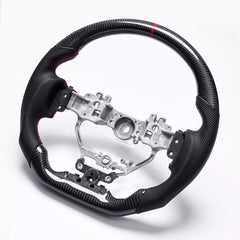 Carbon Fiber Steering Wheel w/ Red Stripe - Lexus IS250/350 & RX350.