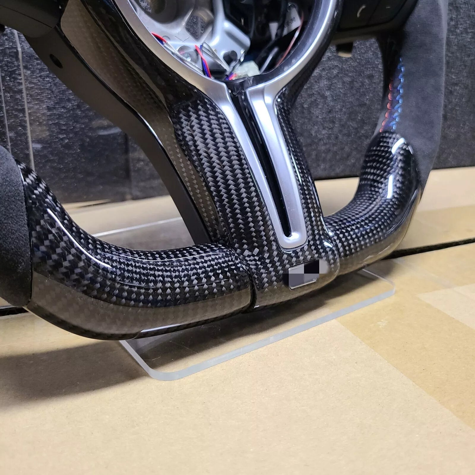 Carbon Fiber Alcantara Steering Wheel - BMW F Chassis ( Most ).