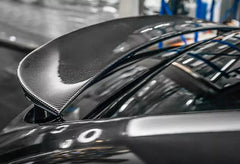 CARBON FIBER OE-STYLE REAR TRUNK LID SPOILER WING - Tesla Model X.