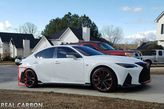 Carbon Fiber Rear Bumper Side Canard - Lexus IS300 IS350 IS500 2021-2025.