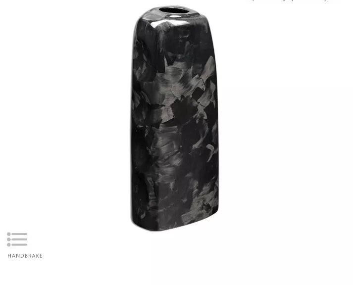 Forged Carbon Fiber Hand Brake Cover - Ford Mustang 2015-2022.
