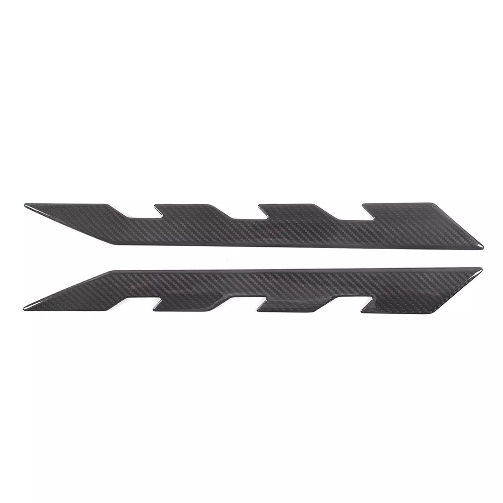 Carbon Fiber Engine Cover Side Trim - Corvette C8.