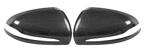 Carbon Fiber Side Mirror Caps -  2017-2022 Mercedes E Class W213 C238 E63 E43 E400.