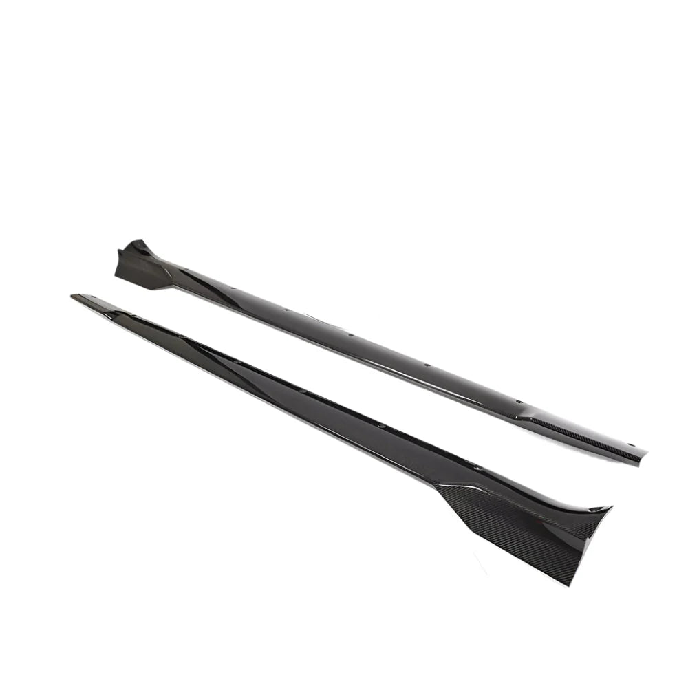 Carbon Fiber Side Skirt Extension - Tesla Model S Plaid 2021-2024.