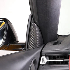 Carbon Fiber Interior A-pillar Panel Trim cover - GR Supra 2020-2023.