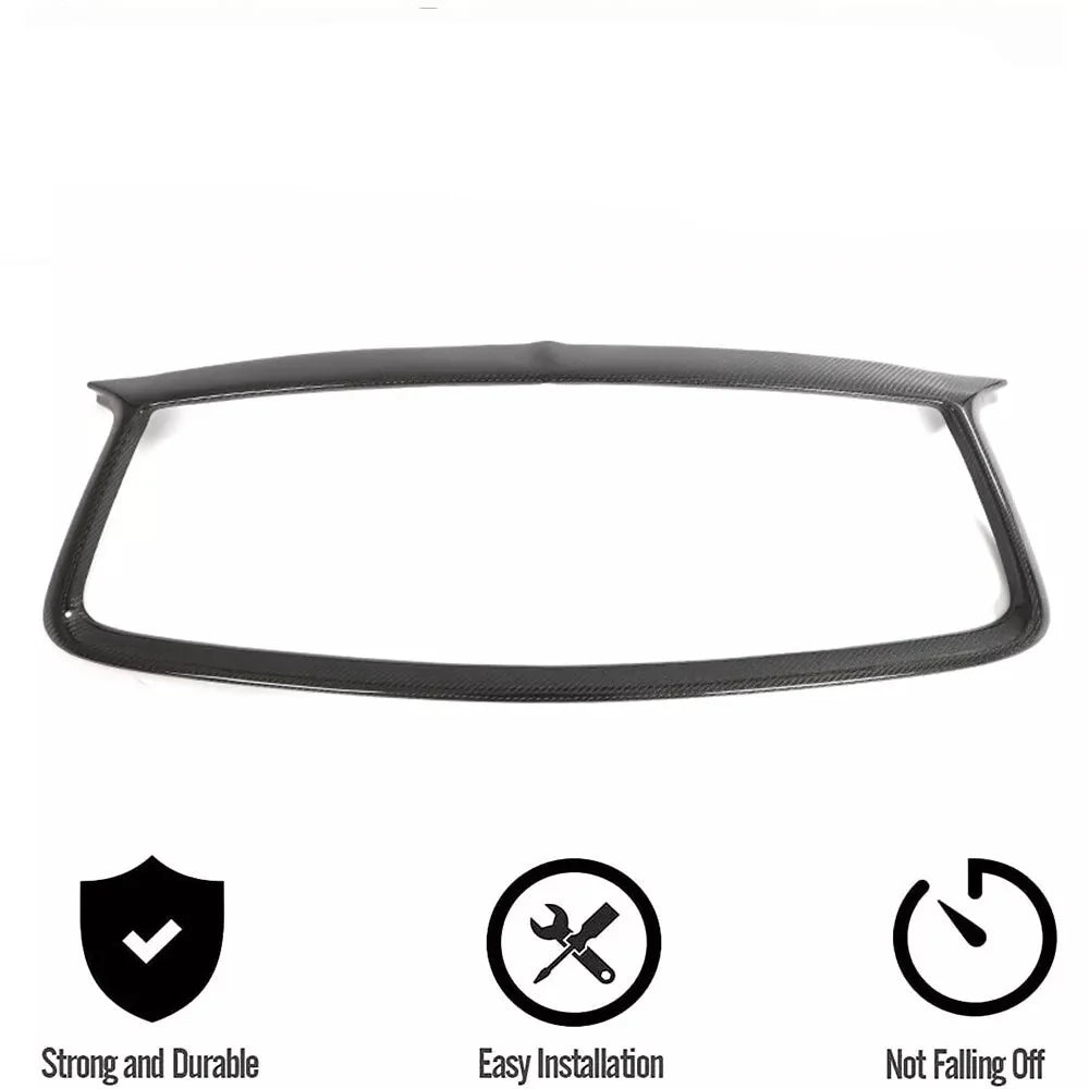 Carbon Fiber Grill Overlay -  Infiniti Q60 2016-22.