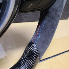 Carbon Fiber Alcantara Steering Wheel - BMW F Chassis ( Most ).