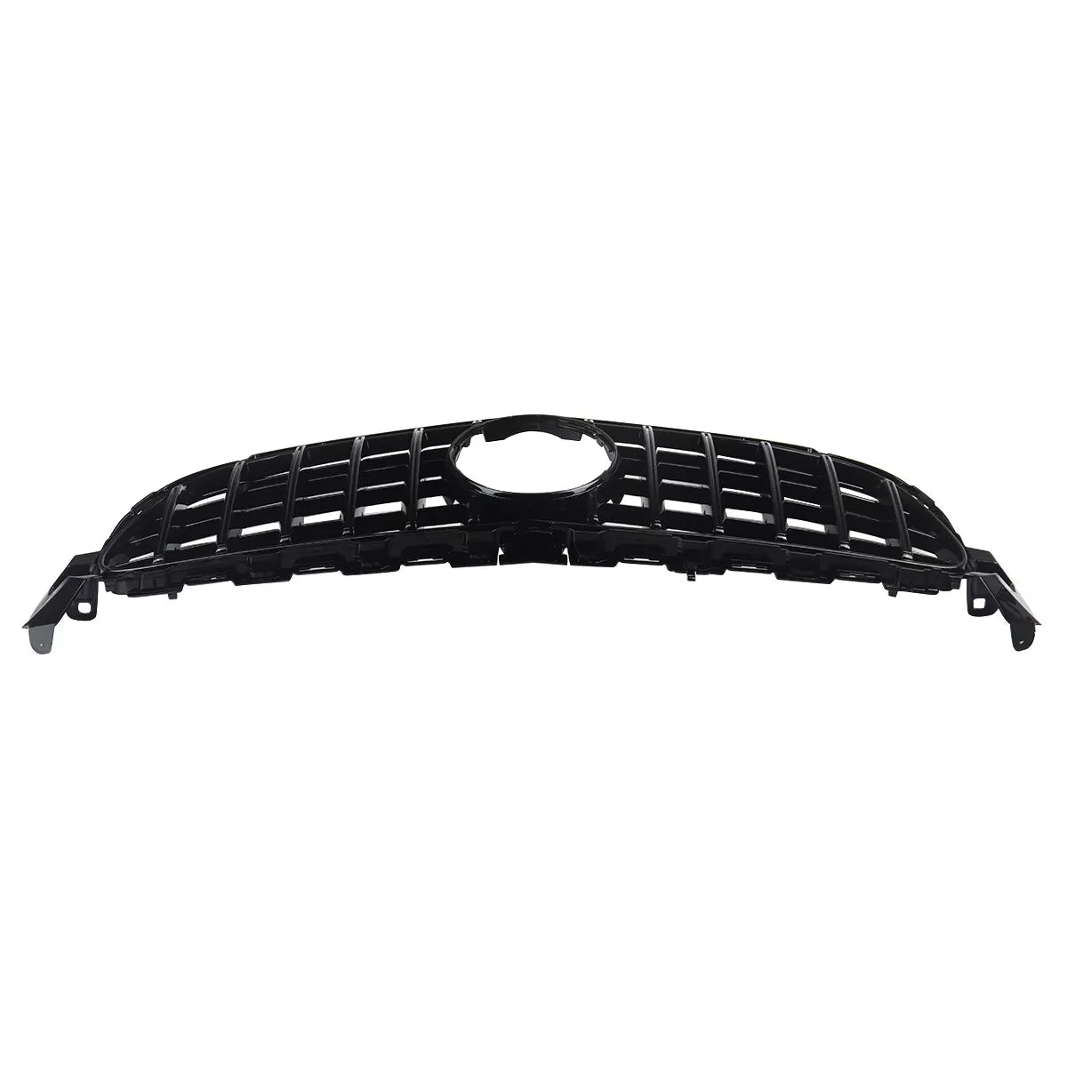 Gloss Black GT R Grille Grill For Mercedes-Benz W205 C63 C63S 2015-2018.