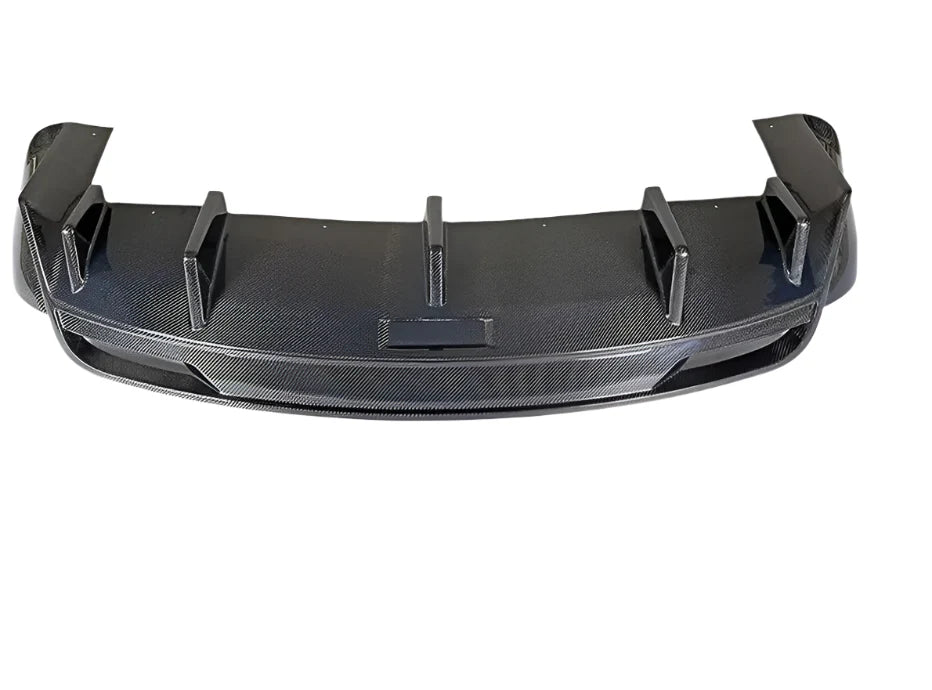 Carbon Fiber Rear Diffuser -  Tesla Model X 2016-21.
