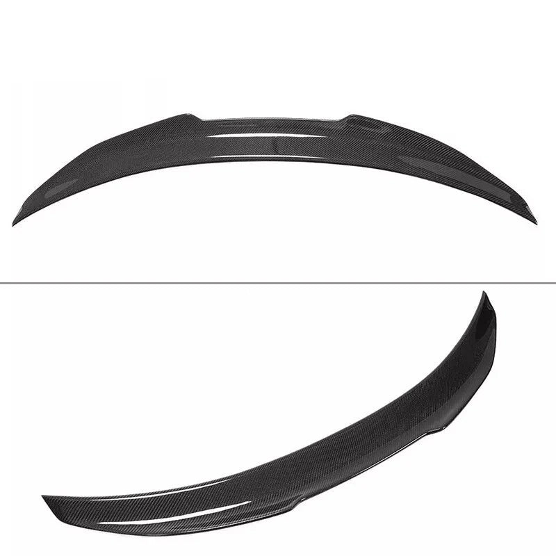 PSM Style Carbon Fiber Trunk Spoiler - 2014-23 Infiniti Q50 Q50S Sedan.