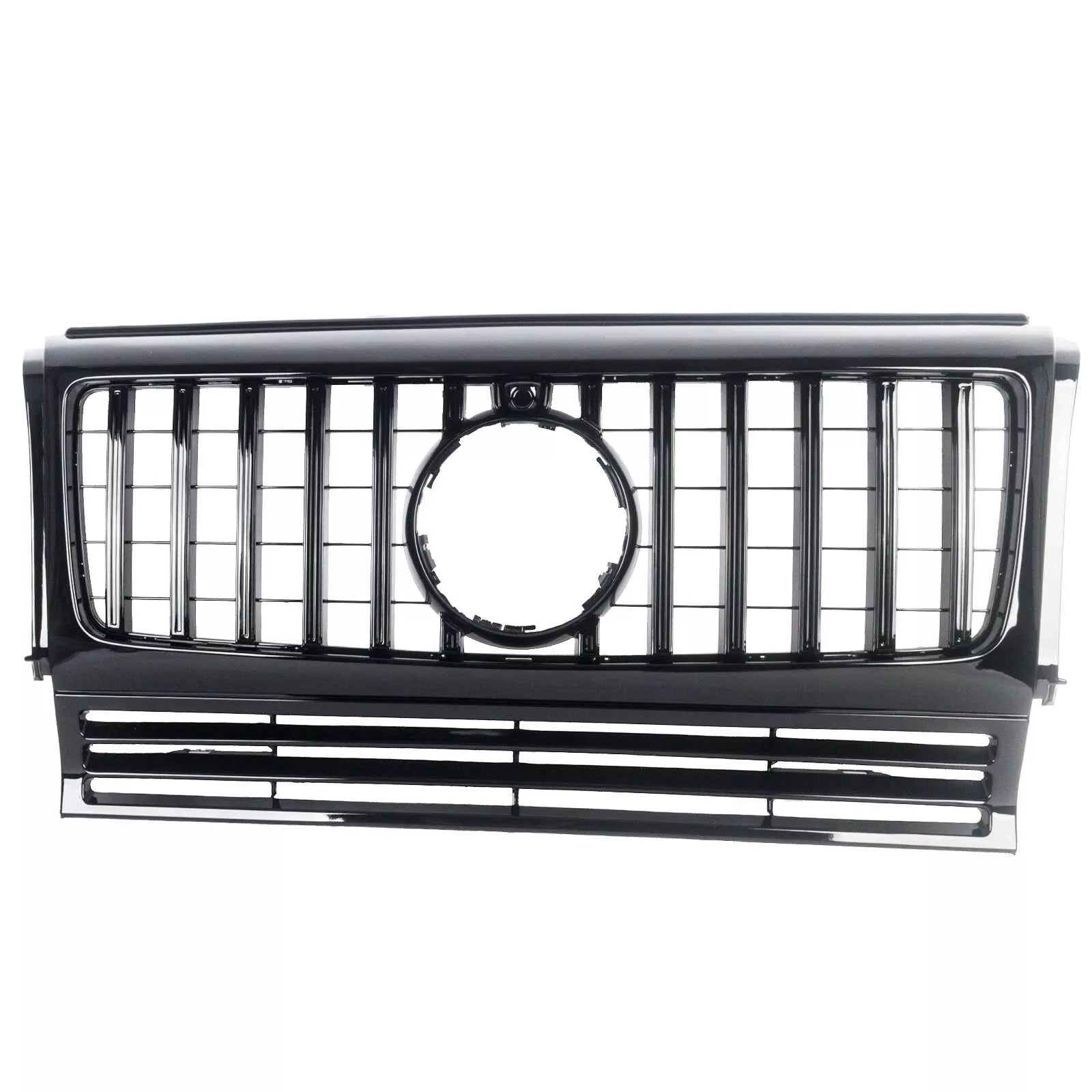 Gloss Black Front Grille - 1990-2018 Mercedes Benz W463 G-CLASS.