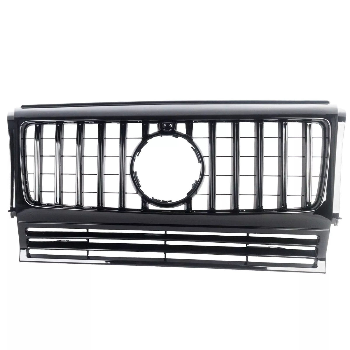 Gloss Black Front Grille - 1990-2018 Mercedes Benz W463 G-CLASS.