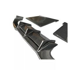MT Style Carbon Fiber Rear diffuser - 2017-2021 BMW F87 M2.