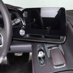 Carbon Fiber Interior Dash Air Vent Strip Trim - Corvette C8 2020-2024.