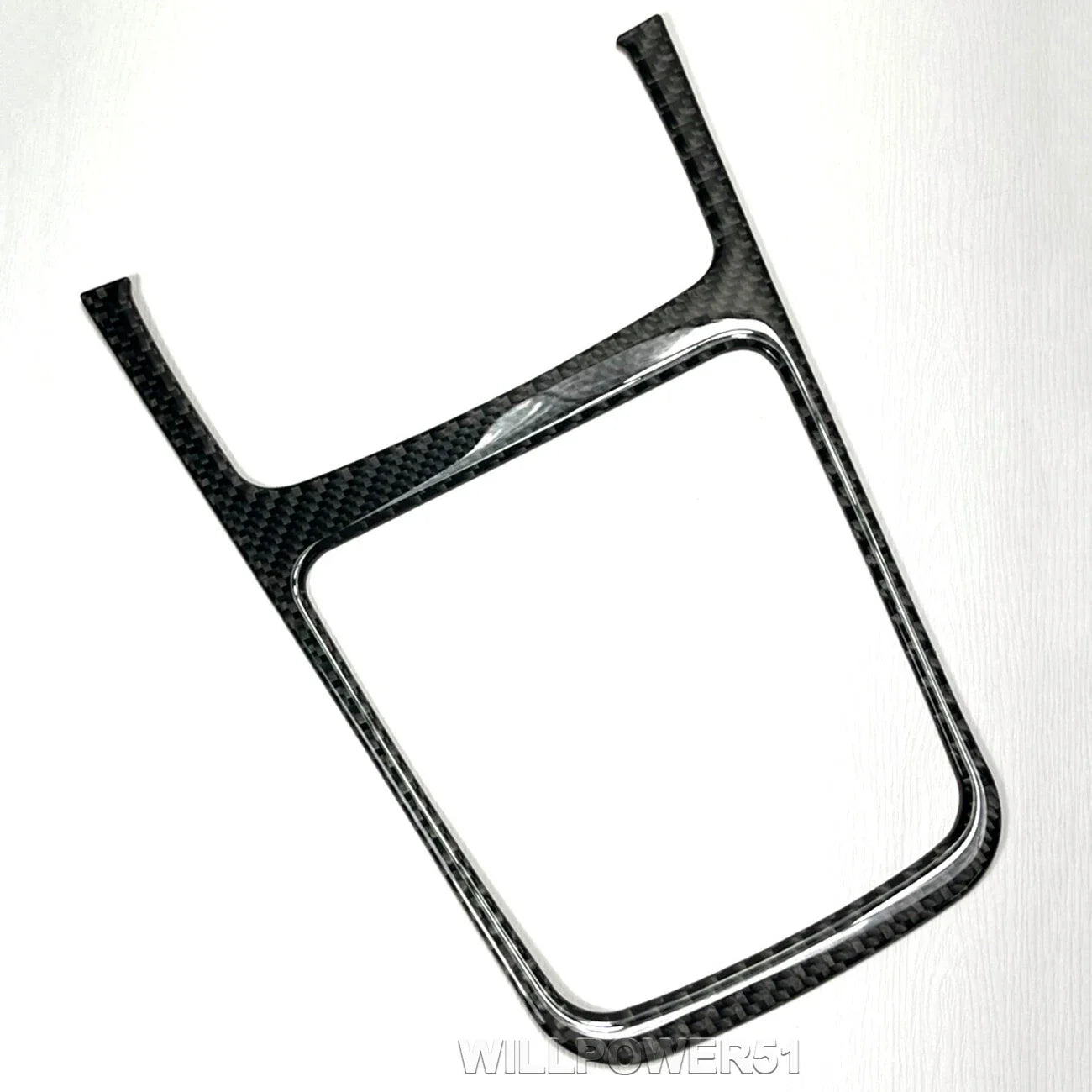 Carbon Fiber Console Gear Shift Panel Cover - 14-20 X156 GLA250 GLA45.