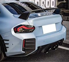 MP Style Dry Carbon Fiber Rear Spoiler wing - BMW G87 M2 & BMW G42 2 series.