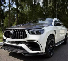 Carbon Fiber Aerodynamic Kit (4pc) - Mercedes GlE Coupe.